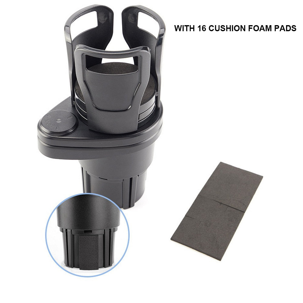 2 In 1 Vehicle-mounted Slip-proof Cup Holder 360 Degree Rotating Water – D&D